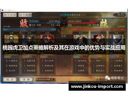 桃园虎卫加点策略解析及其在游戏中的优势与实战应用